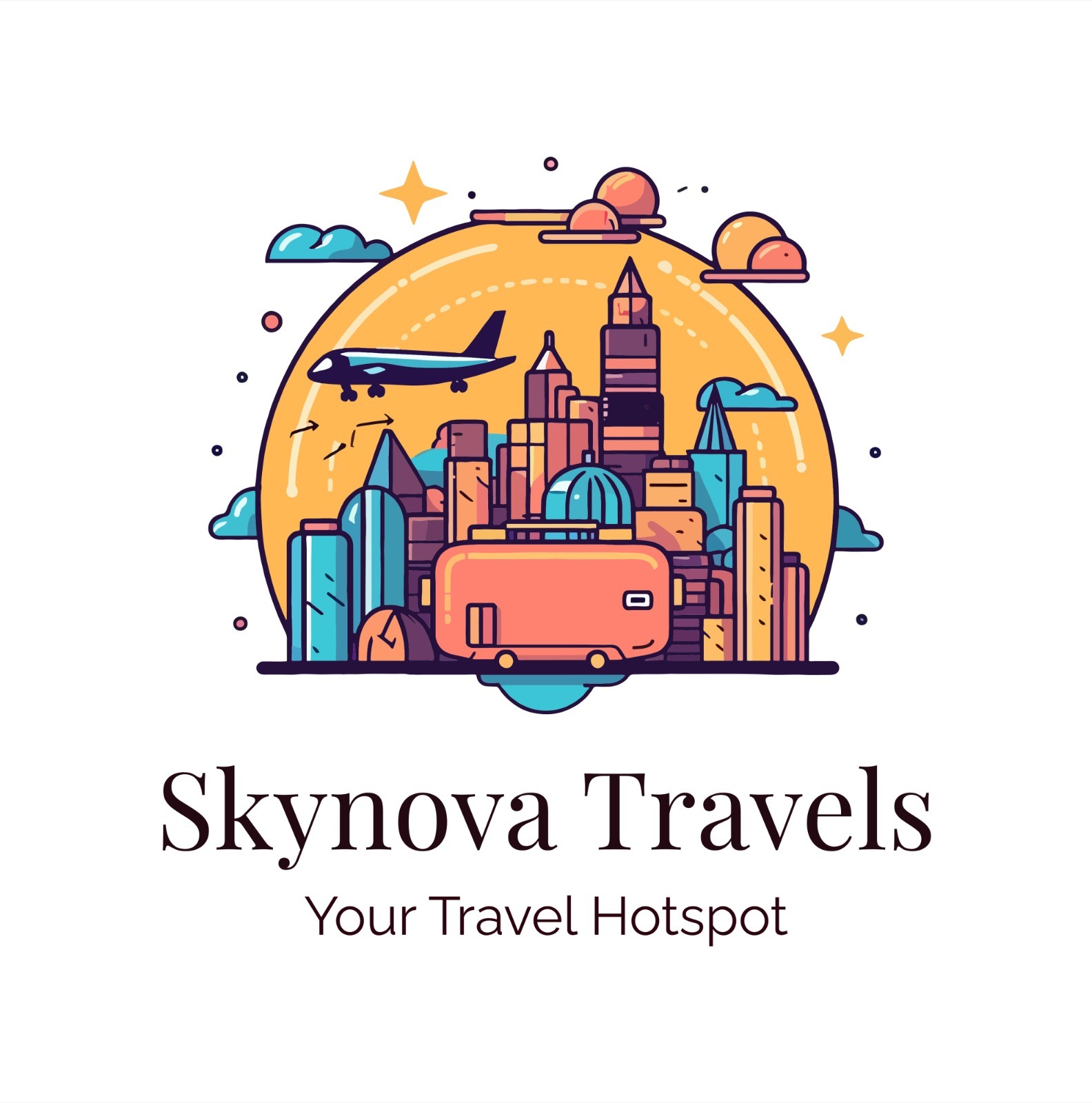 Skynova Travels logo